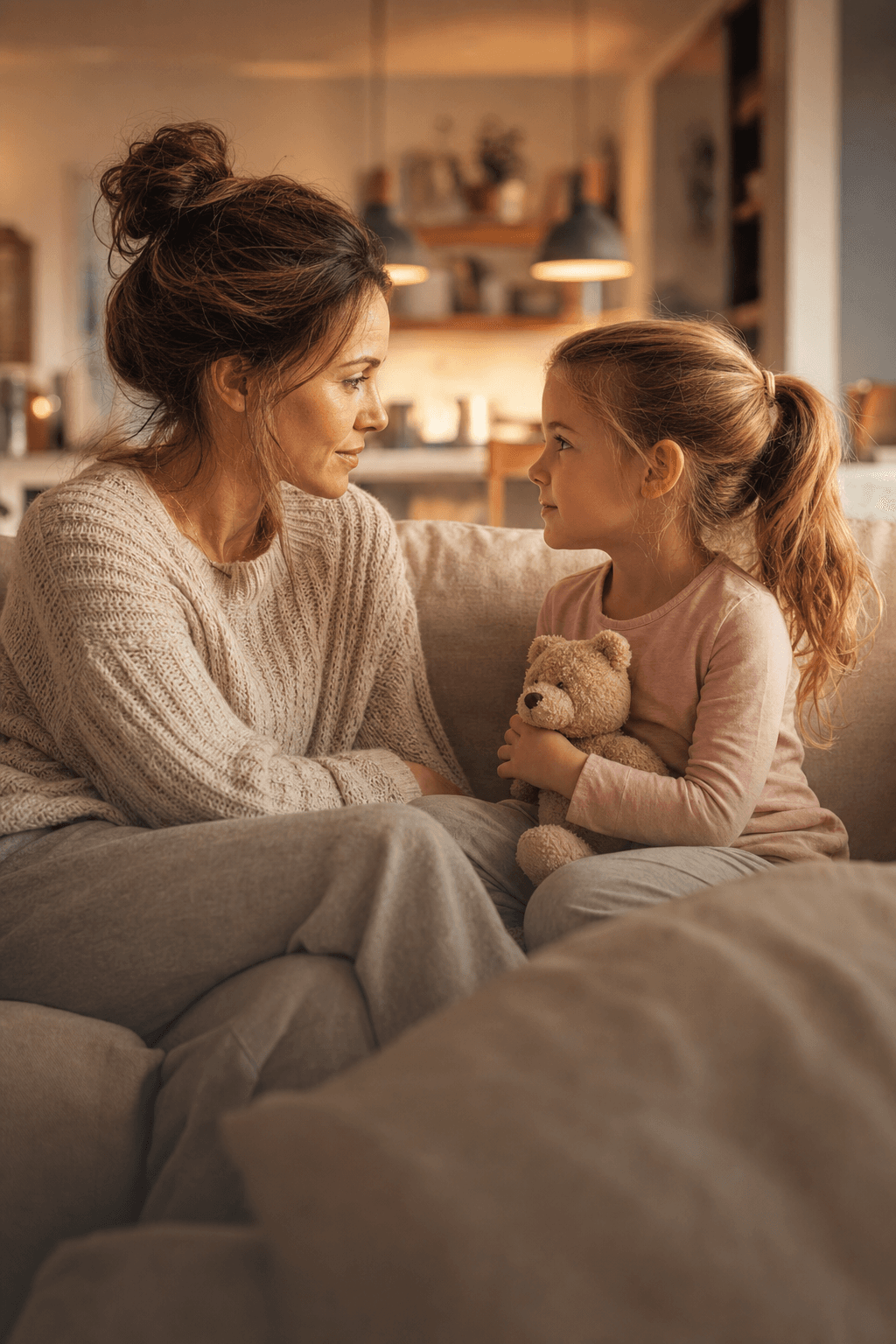 Mother and child in a real moment – get private, expert-backed feedback on parenting