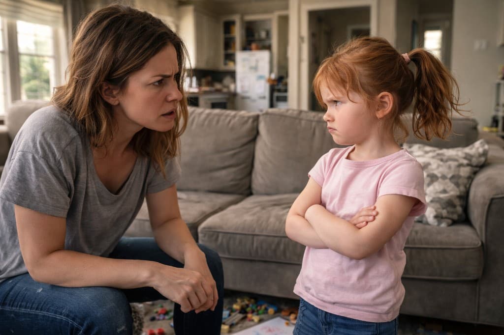 Mother and child in a real moment – get private, expert-backed feedback on parenting